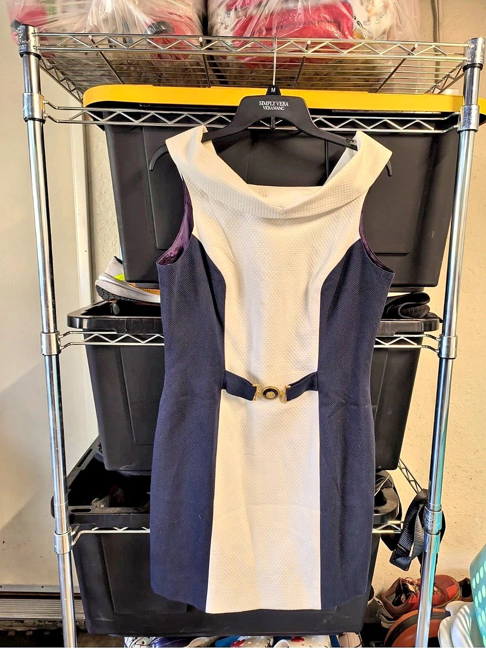 Linda Segal 
Color Block Mini Dress Size 12